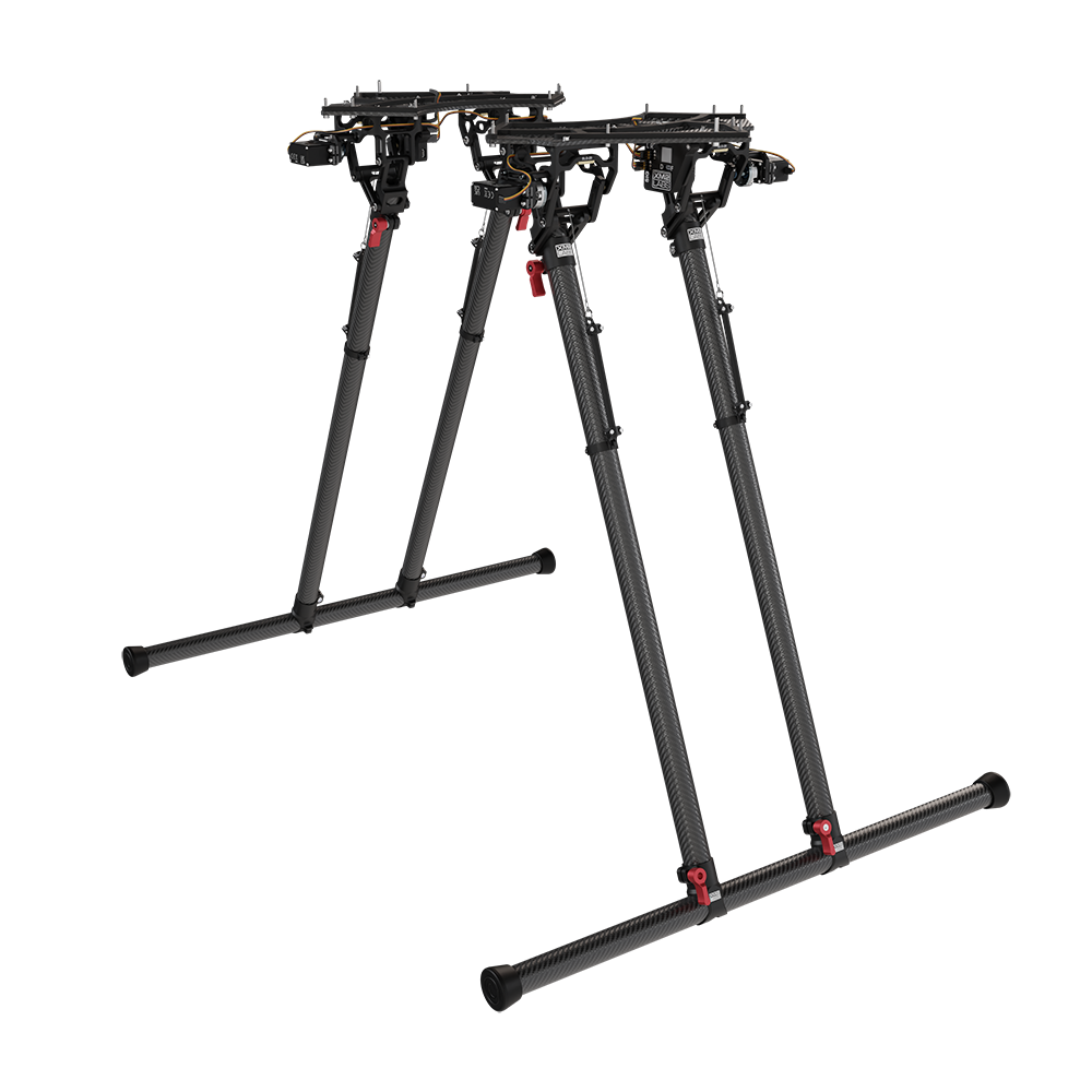 Quadcopter top landing gear
